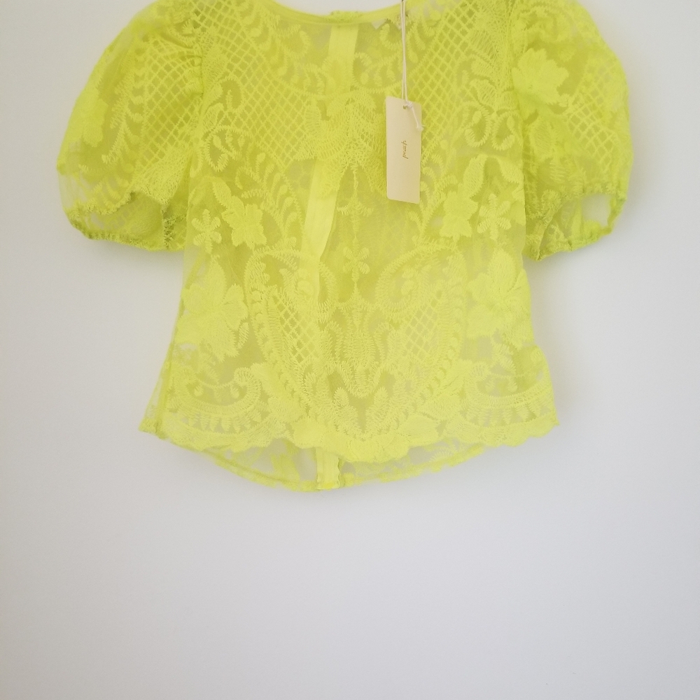 Lace Neon Top